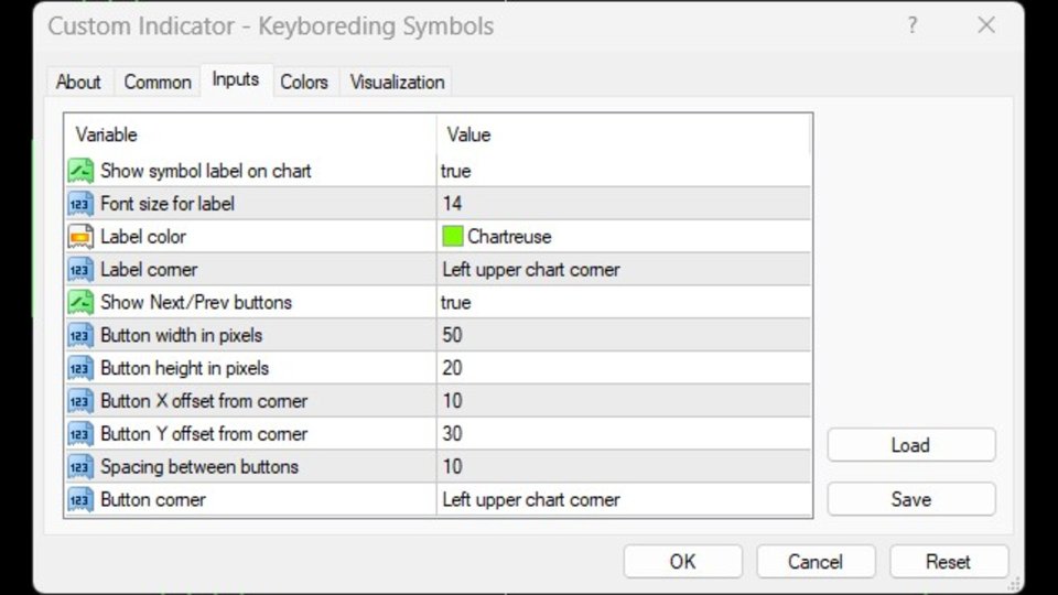 Screenshot #1 Keyboreding Symbols