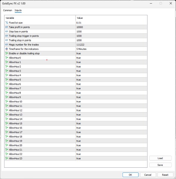 Imagens #2 GoldSync EA