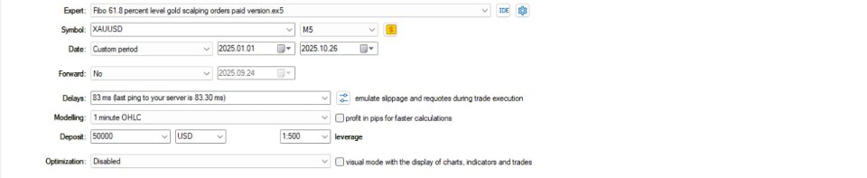 Imagens #5 Fibo 61 8 gold scalping orders paid version