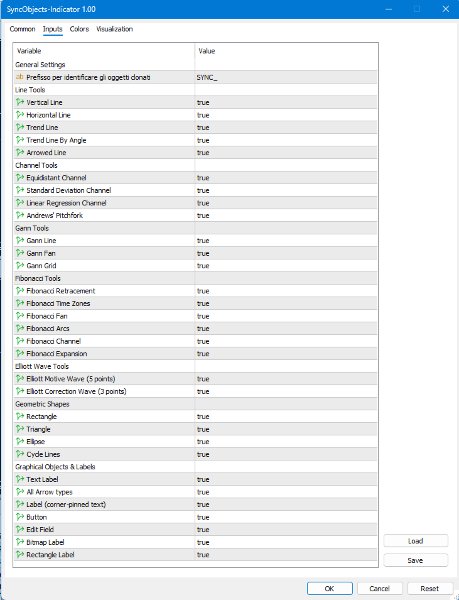 Screenshot #2 Object Synchronizer Multi Timeframe