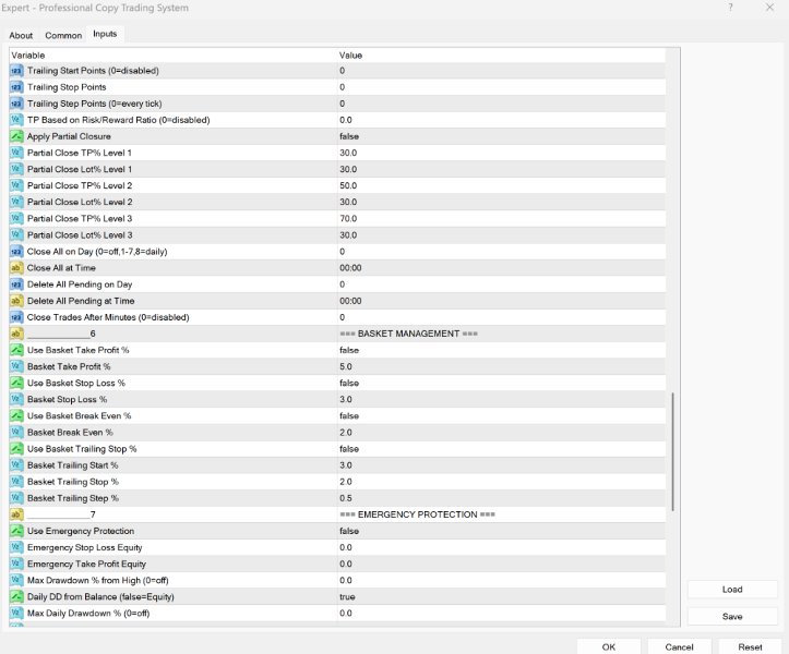 Screenshot #4 Professional Copy Trading System MT4