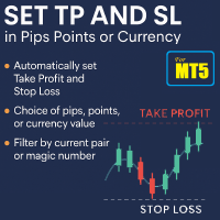 Set TP and SL in Pips Points or Currency MT5