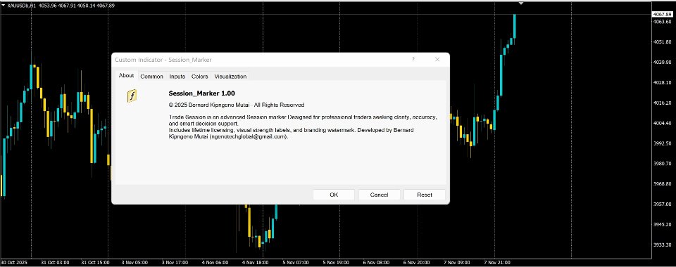 Screenshot #1 Session Marker