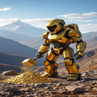 Atlas scalper on gold