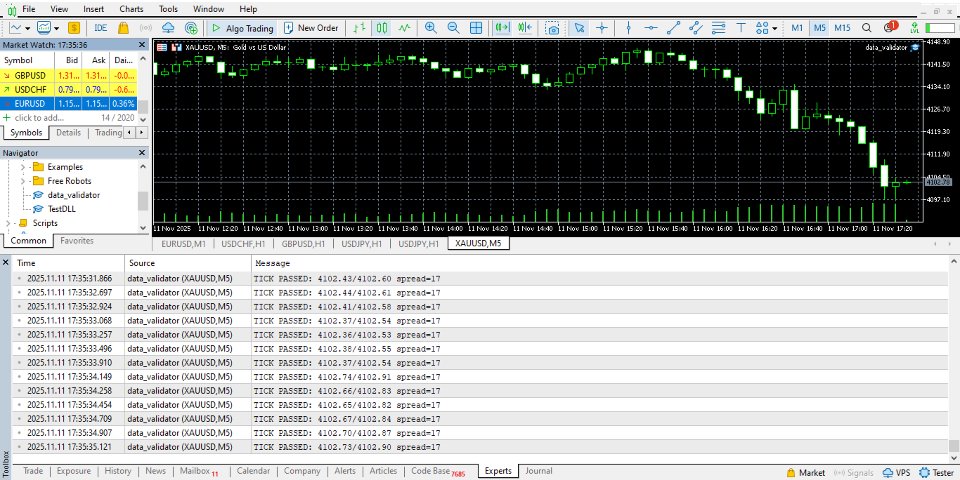 Imagens #2 VConnect Ticks Data Validator