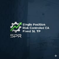 Single position risk controllled EA fixed SL TP