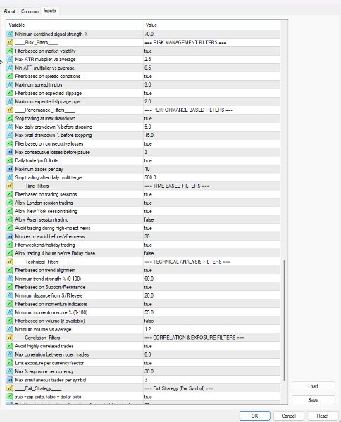 Screenshot #3 MACD Consensus Dashboard Trade Executor