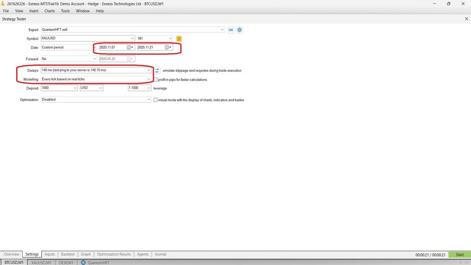 Screenshot #3 QuantumHFT