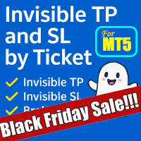 Invisible TP and SL by Ticket MT5