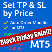 Set TP and SL by Price MT5