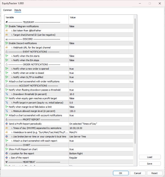 Screenshot #11 Equity Tracker MT5