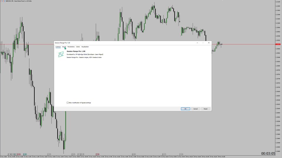 Screenshot #1 Session Range Pro