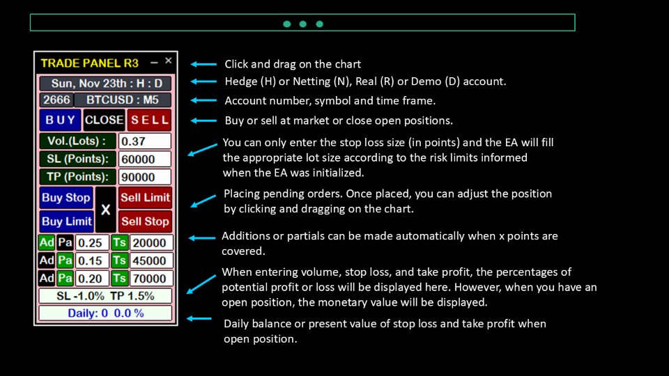 Screenshot #2 Trade Panel R3