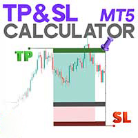 TP and SL Calculator Indicator MT5 expert advisor logo for MT5