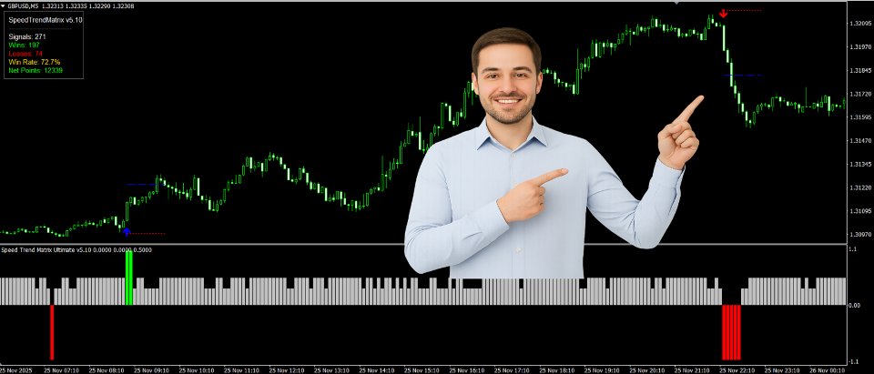 스크린샷 #3 Speed Trend Matrix Indicator