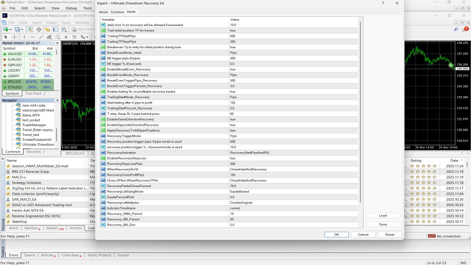 Screenshot #2 Ultimate Drawdown Recovery MT4