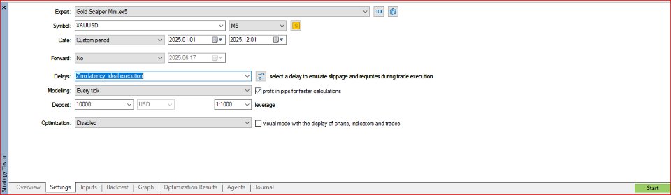 Screenshot #4 Gold Scalper Mini