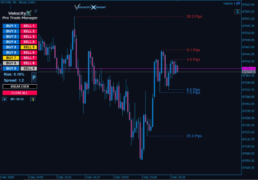 Screenshot #2 VelocityX Pro Trade Manager
