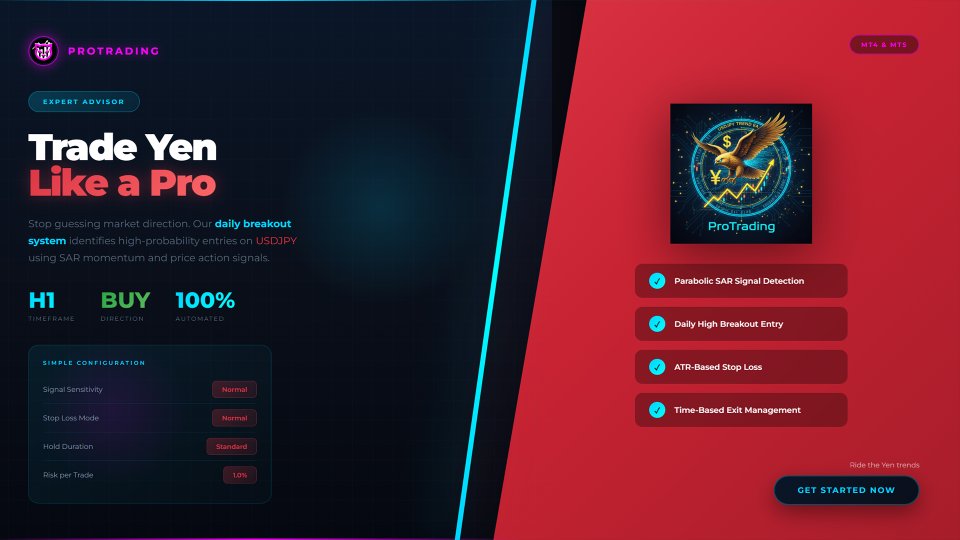 Capture d'écran #2 JPY Trend EA ProTrading MT4