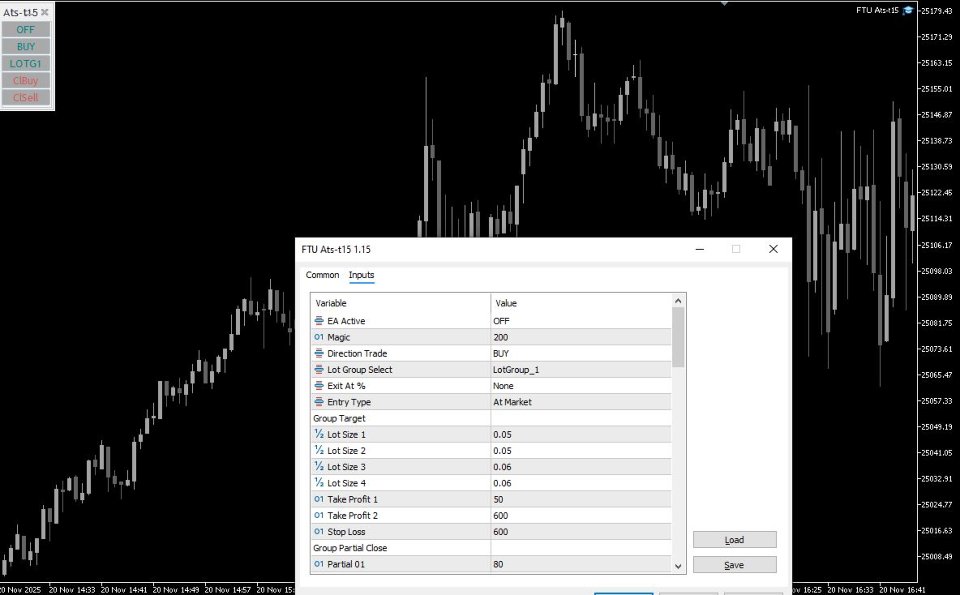 Screenshot #1 FTU Auto Trade Panel Ats15