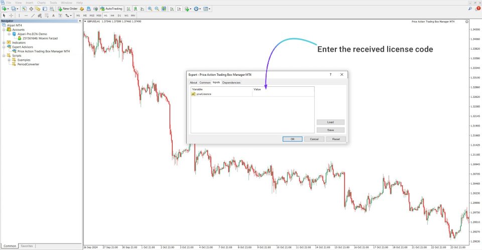 截图 #2 Price Action Trading Box Manager Expert For MT4