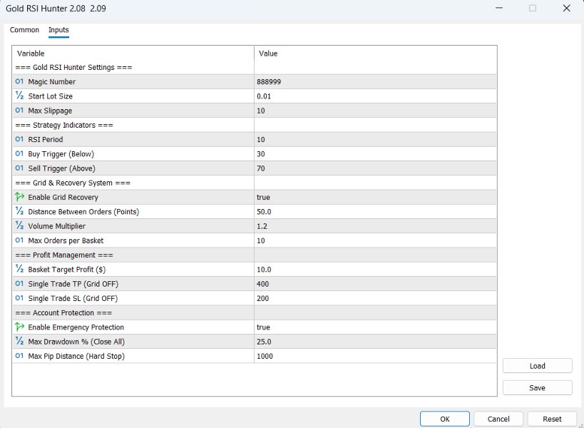 截图 #3 Gold RSI Hunter