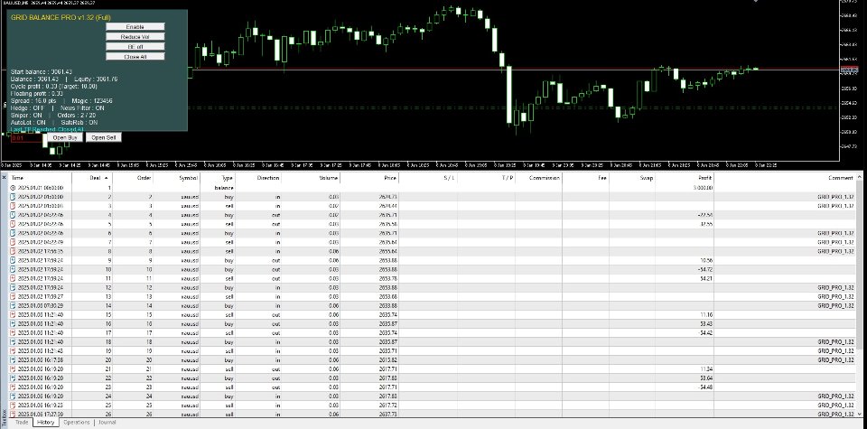 截图 #2 Grid Balance Pro EA