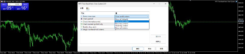 截图 #3 MT5 Time Based Auto Close System