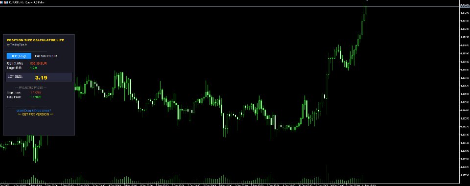 截图 #1 Position Size Calculator ATR