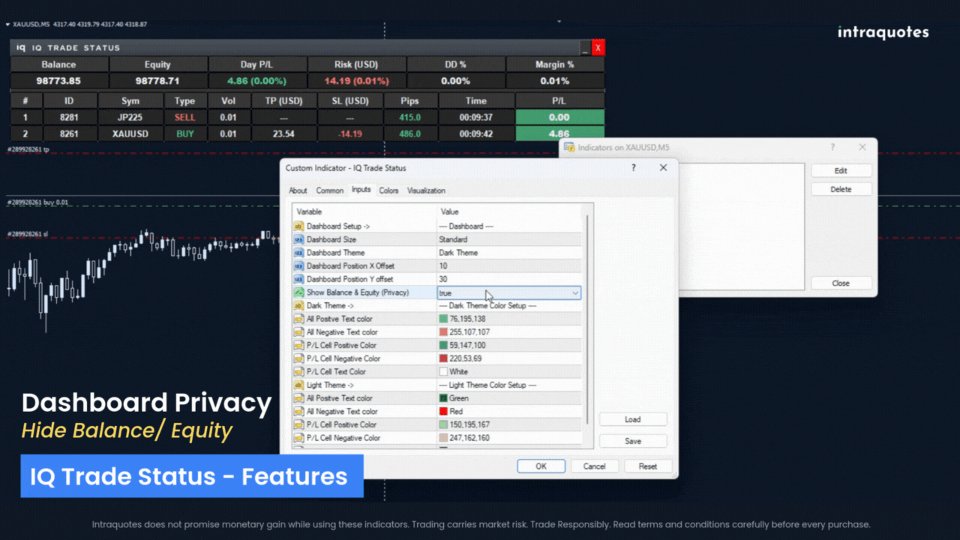 Screenshot #5 IQ Trade Status