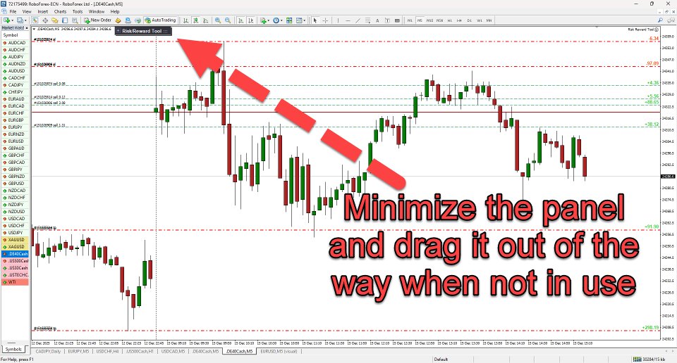Screenshot #10 Risk Calculator Fast Trade Management Buttons