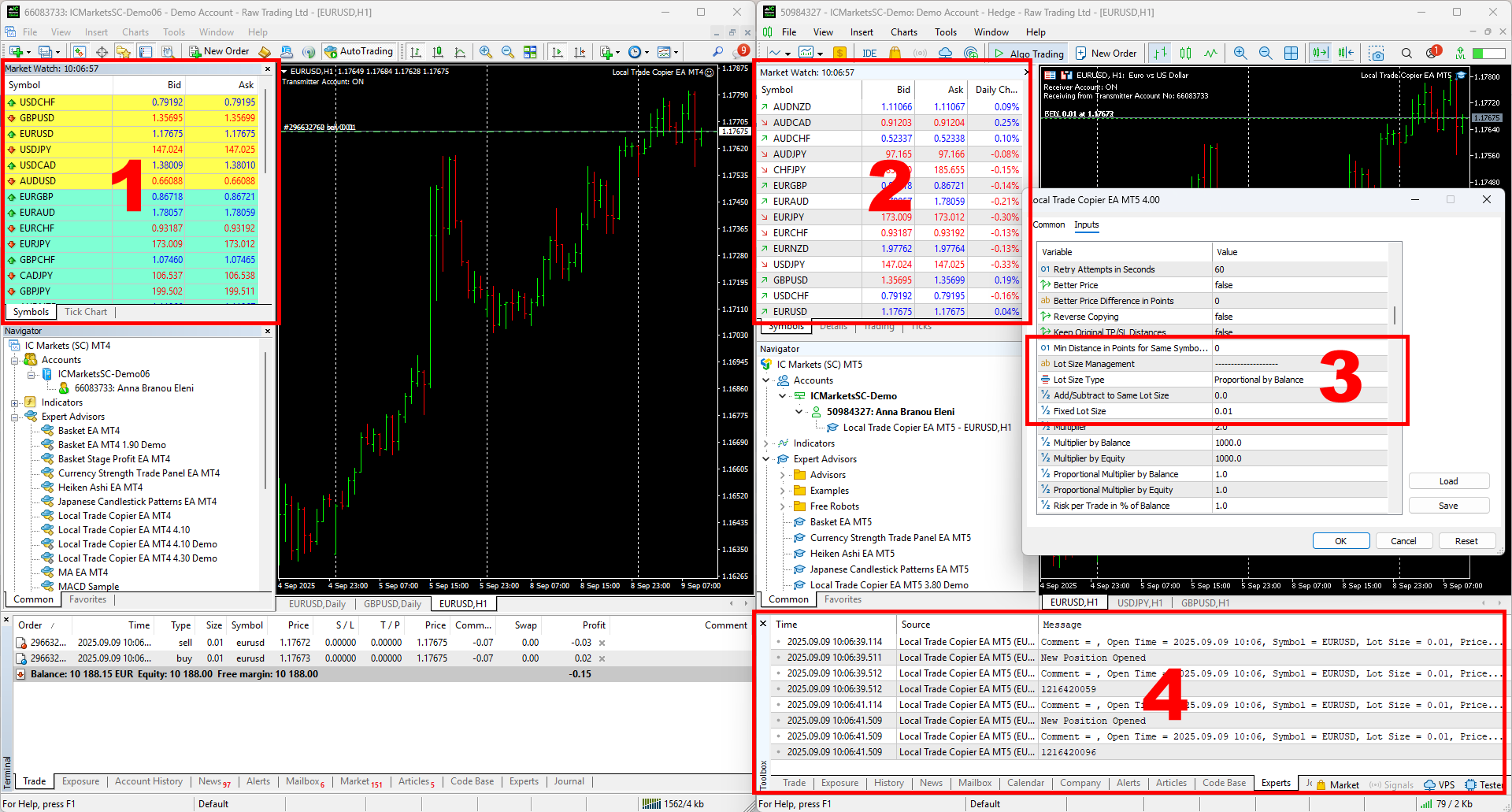 Comments | Local Trade Copier EA MT5 | Buy Trading Utility for MetaTrader 5