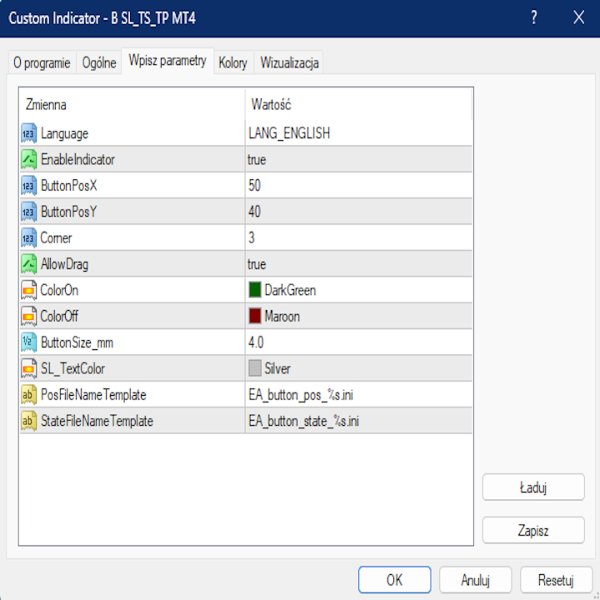 Screenshot #2 SL TP Toggle Button MT4