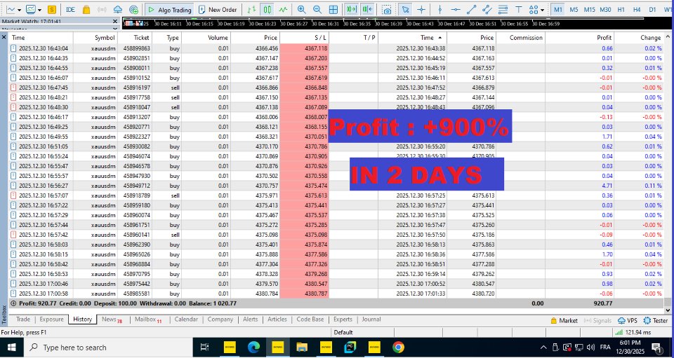 Screenshot #3 Aurum Quant EA