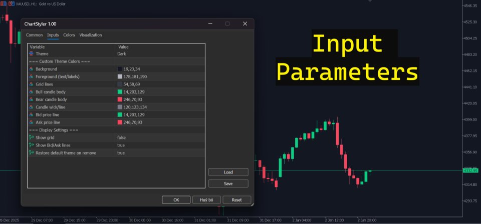 Screenshot #3 ChartStyler MT5
