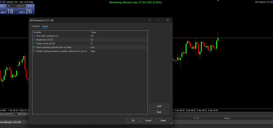 Screenshot #1 Drawdown Protector Expert
