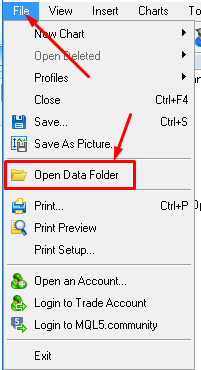 open data folder