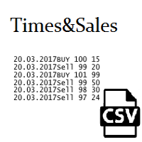 Times and Sales save to csv