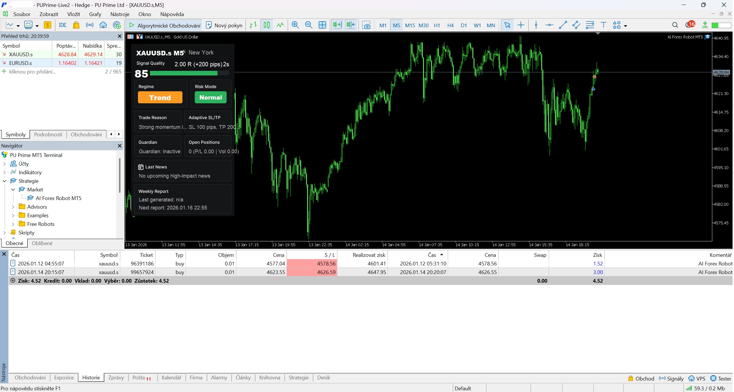 Trade Prime Comments | AI Forex Robot MT5 | Buy Trading Robot (Expert Advisor) for ...