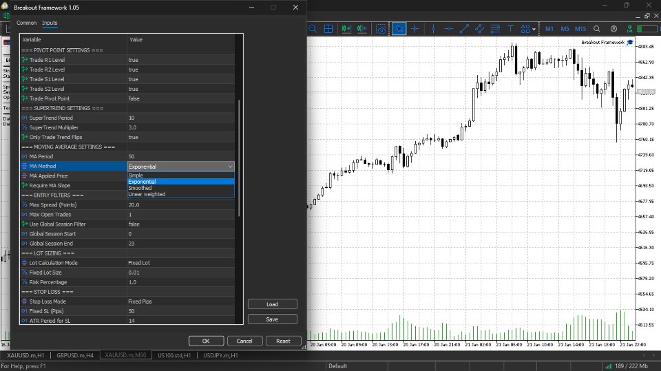 Screenshot #6 Breakout Execution Engine