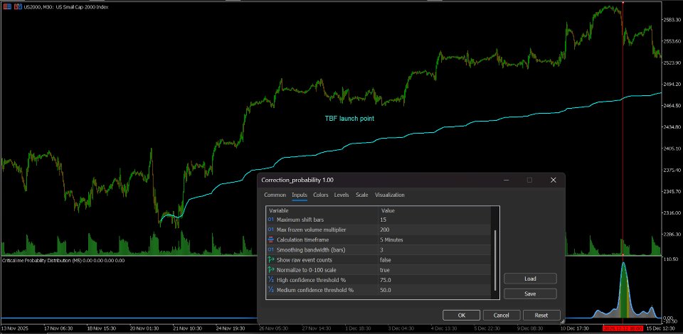 Screenshot #2 Statistical Correction Probability