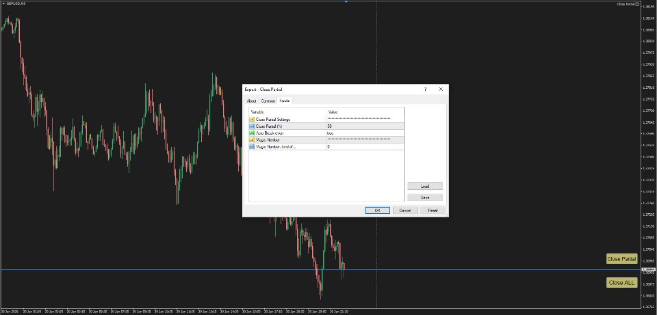 Screenshot #2 Close Partial MT4