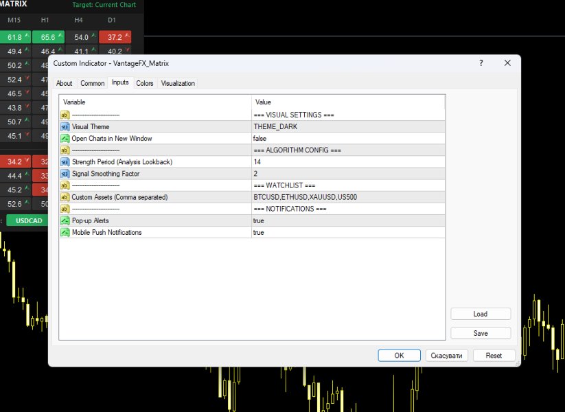 Screenshot #2 VantageFX Matrix Basic