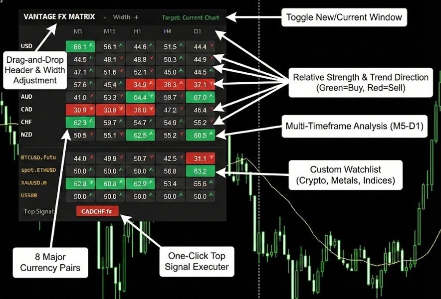 Screenshot #1 VantageFX Matrix Basic MT5