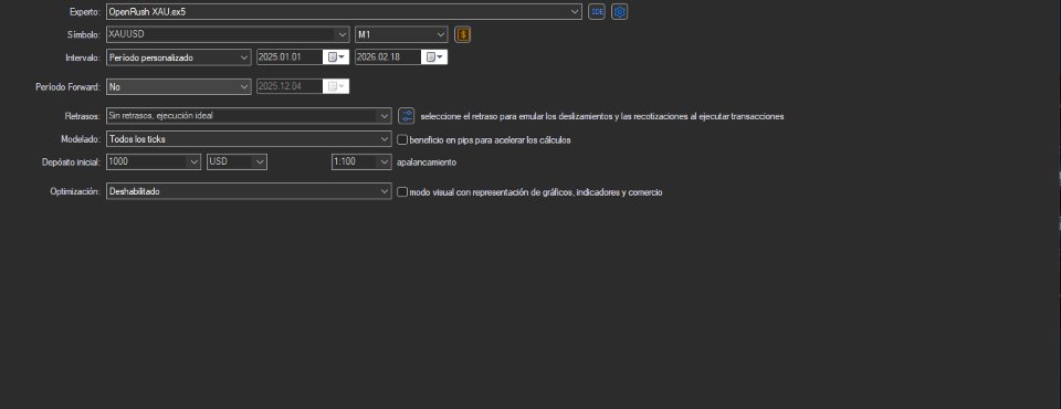 Capture d'écran #2 OpenRush XAU