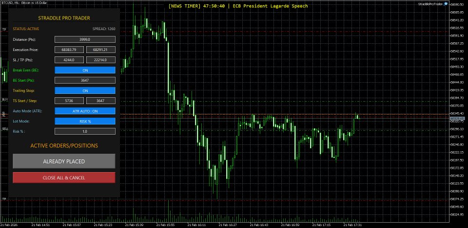 Capture d'écran #2 Straddle Pro Trader