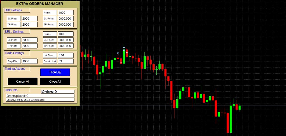スクリーンショット #1 Extra Orders Manager