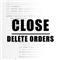 Close Delete Orders Script