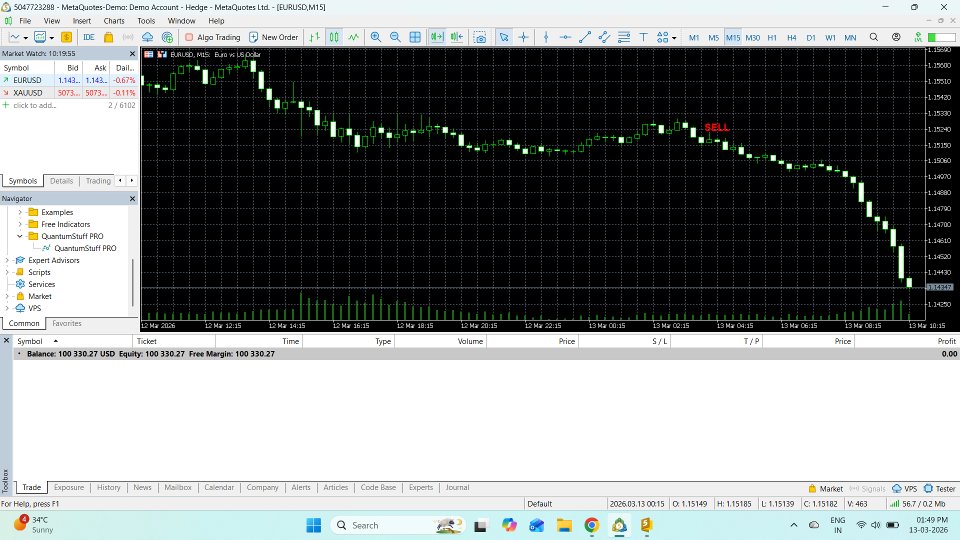 스크린샷 #1 QuantumStuff PRO MT5