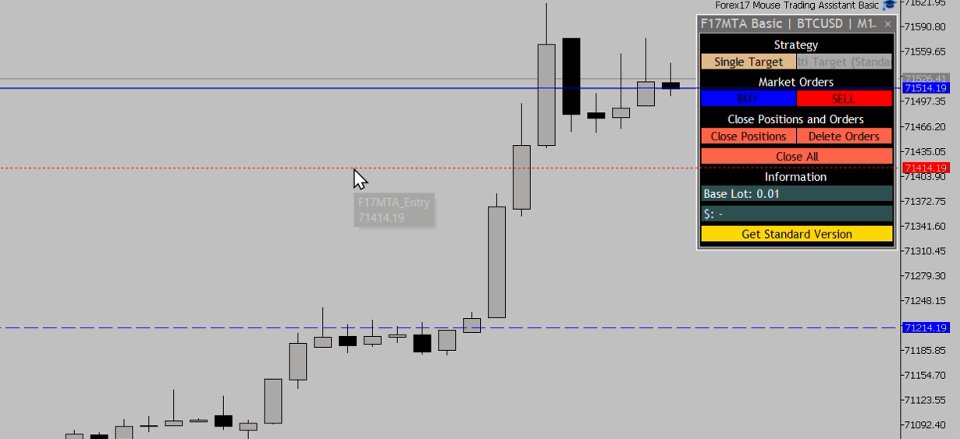 Screenshot #3 Forex17 Mouse Trading Assistant Basic
